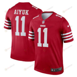 Brandon Aiyuk 11 San Francisco 49ers Legend Jersey - Scarlet