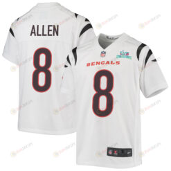 Brandon Allen 8 Cincinnati Bengals Super Bowl LVII Champions Youth Jersey - White