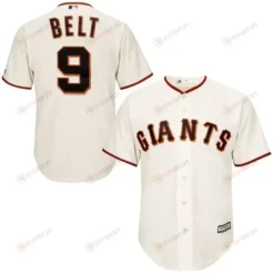 Brandon Belt San Francisco Giants Cool Base Player Jersey - Tan