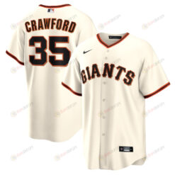 Brandon Crawford 35 San Francisco Giants Home Player Name Jersey - Cream