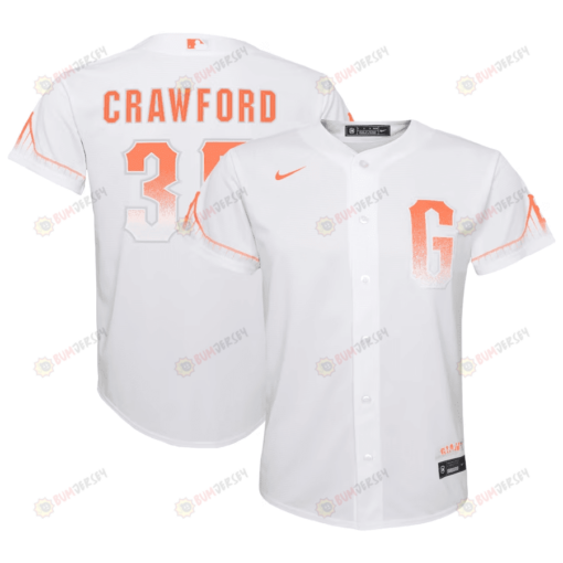 Brandon Crawford 35 San Francisco Giants Youth City Connect Jersey - White