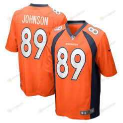Brandon Johnson Denver Broncos Game Player Jersey - Orange