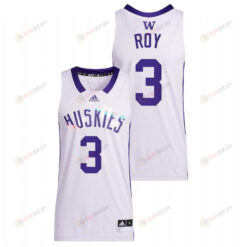 Brandon Roy 3 Washington Huskies Alumni Basketball Honoring Black Excellence Men Jersey - White