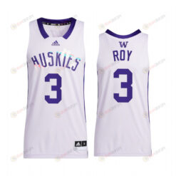 Brandon Roy 3 Washington Huskies Uniform Jersey Honoring Black Excellence Alumni Basketball White