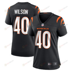 Brandon Wilson 40 Cincinnati Bengals Women's Game Jersey - Black