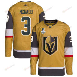 Brayden McNabb 3 Vegas Golden Knights Stanley Cup 2023 Final Patch Home Breakaway Men Jersey - Gold