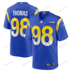 Brayden Thomas Los Angeles Rams Game Player Jersey - Royal
