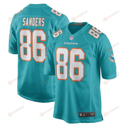 Braylon Sanders 86 Miami Dolphins Men's Jersey - Aqua