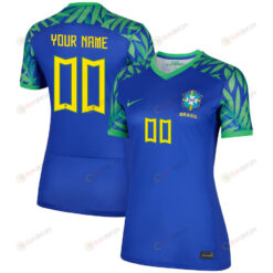 Brazil Women's National Team 2023-24 World Cup Custom 00 Away Women Jersey