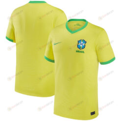 Brazil Women's National Team 2023/24 Home Stadium Men Jersey - Yellow