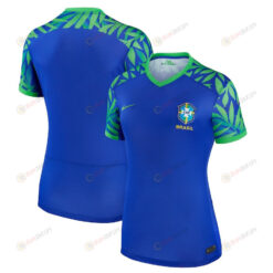 Brazil Women's National Team Women 2023/24 Away Stadium Jersey - Blue