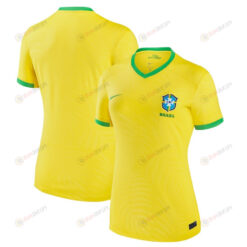 Brazil Women's National Team Women 2023/24 Home Stadium Jersey - Yellow