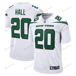 Breece Hall 20 New York Jets Away Game Player Jersey - White