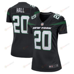 Breece Hall 20 New York Jets Women's Alternate Game Player Jersey - Stealth Black