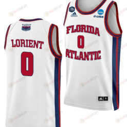 Brenen Lorient 0 FAU Owls 2023 Final Four Basketball Men Jersey- White