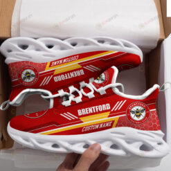 Brentford Logo Custom Name Pattern 3D Max Soul Sneaker Shoes