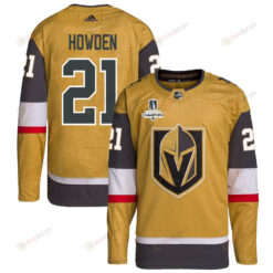 Brett Howden 21 Vegas Golden Knights Stanley Cup 2023 Champions Patch Home Breakaway Men Jersey - Gold