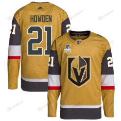 Brett Howden 21 Vegas Golden Knights Stanley Cup 2023 Final Patch Home Breakaway Men Jersey - Gold