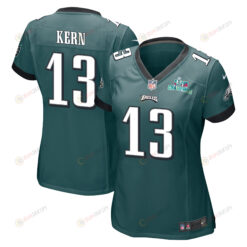 Brett Kern 13 Philadelphia Eagles Super Bowl LVII Champions WoMen's Jersey - Midnight Green