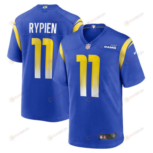 Brett Rypien 11 Los Angeles Rams Game Men Jersey - Royal