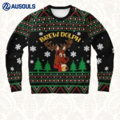 Brewdolph Ugly Sweaters For Men Women Unisex