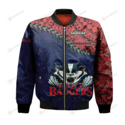 Brock Badgers Bomber Jacket 3D Printed Grunge Polynesian Tattoo