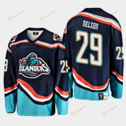 Brock Nelson 29 New York Islanders Navy Reverse Retro 2.0 Jersey 2022-23