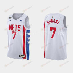 Brooklyn Nets 7 Kevin Durant 2022-23 Classic Edition White Men Jersey