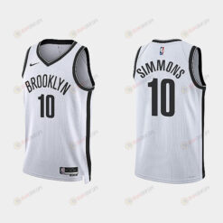 Brooklyn Nets Ben Simmons 10 2022-23 Association Edition White Men Jersey Swingman