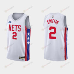 Brooklyn Nets Blake Griffin 2 2022-23 Classic Edition White Men Jersey