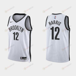 Brooklyn Nets Joe Harris 12 2022-23 Association Edition White Men Jersey Swingman