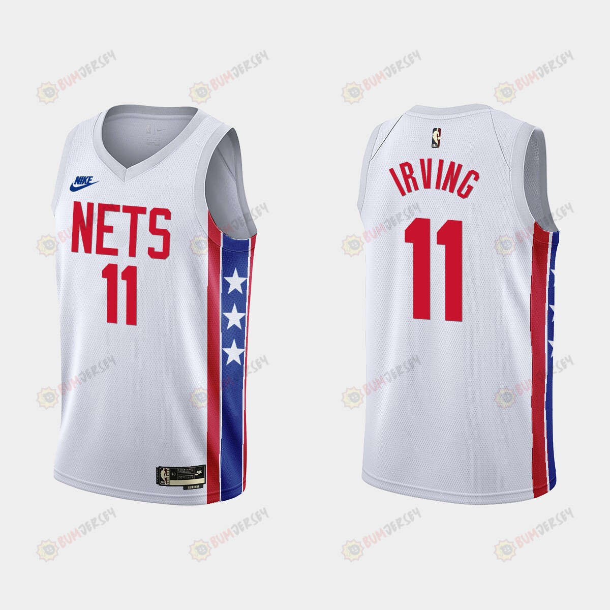 Brooklyn Nets Kyrie Irving 11 2022-23 Classic Edition White Men Jersey