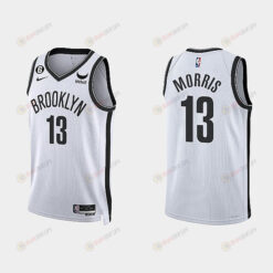 Brooklyn Nets Markieff Morris 13 2022-23 Association Edition White Men Jersey Swingman