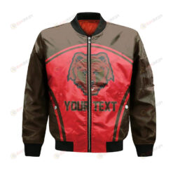 Brown Bears Bomber Jacket 3D Printed Curve Style Sport