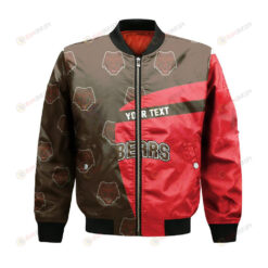 Brown Bears Bomber Jacket 3D Printed Special Style