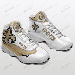 Brown White New Orleans Saints Air Jordan 13 Sneakers Sport Shoes