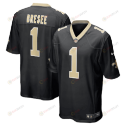 Bryan Bresee New Orleans Saints 2023 NFL Draft First Round Pick Game Jersey - Black
