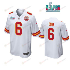 Bryan Cook 6 Kansas City Chiefs Super Bowl LVII White Men's Jersey