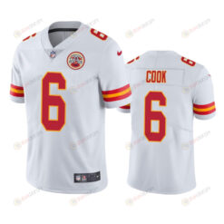 Bryan Cook 6 Kansas City Chiefs White Vapor Limited Jersey