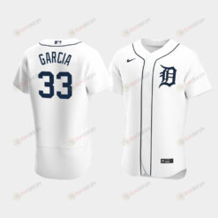 Bryan Garcia 33 Detroit Tigers White Home Jersey Jersey
