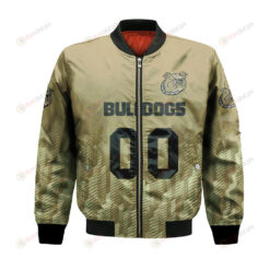 Bryant Bulldogs Bomber Jacket 3D Printed Team Logo Custom Text And Number