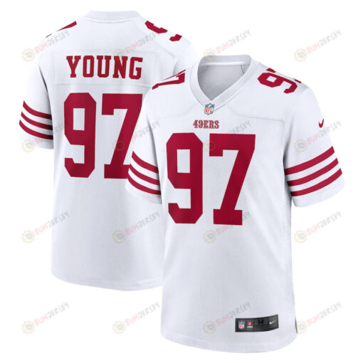 Bryant Young 97 San Francisco 49ers Retired Player Game Jersey - White