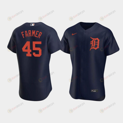 Buck Farmer 45 Detroit Tigers Navy Alternate Jersey Jersey