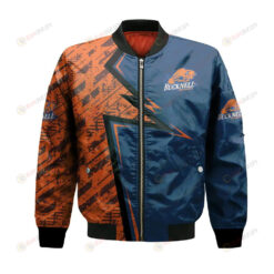 Bucknell Bison Bomber Jacket 3D Printed Abstract Pattern Sport