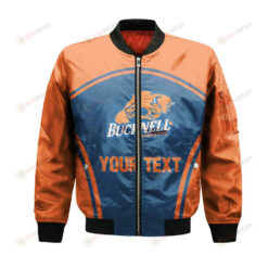 Bucknell Bison Bomber Jacket 3D Printed Curve Style Sport