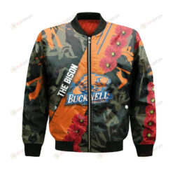 Bucknell Bison Bomber Jacket 3D Printed Sport Style Keep Go on