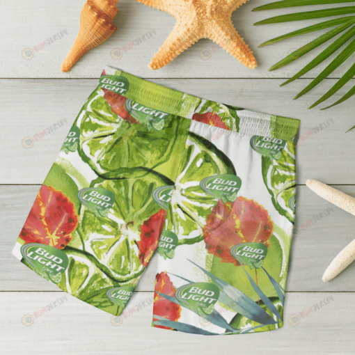 Bud Light Lime Beer Hawaiian Shorts Summer Shorts Men Shorts - Print Shorts