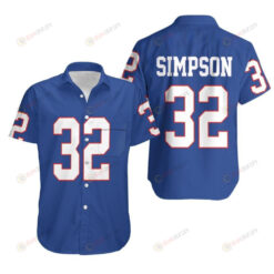 Buffalo Bills 32 O J Simpson ??3D Printed Hawaiian Shirt