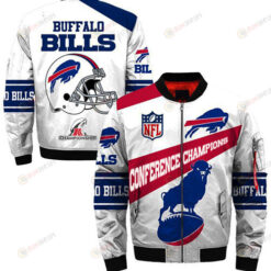 Buffalo Bills AFC Conference Champions White Bomber Jacket