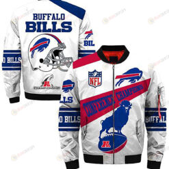 Buffalo Bills AFC Conference Champions White Bomber Jacket